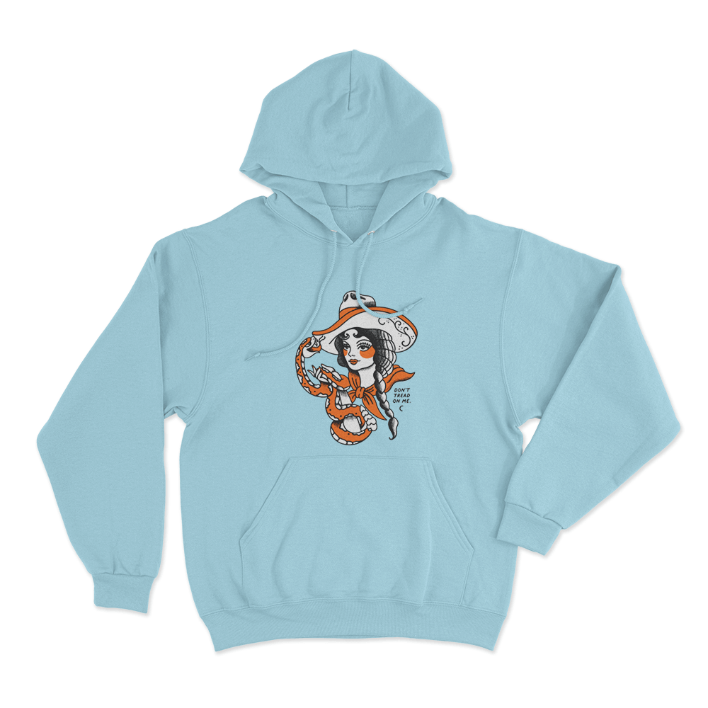 Don't Tread Unisex Hoodie Sky Blue Dont Tread Unisex Hoodie Sky Blue