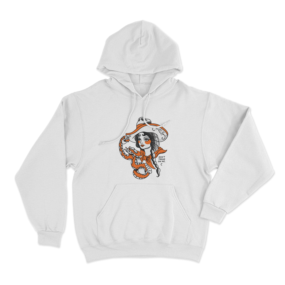Don't Tread Unisex Hoodie White Dont Tread Unisex Hoodie White