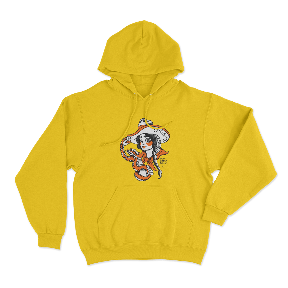 Don't Tread Unisex Hoodie Yellow Dont Tread Unisex Hoodie Yellow