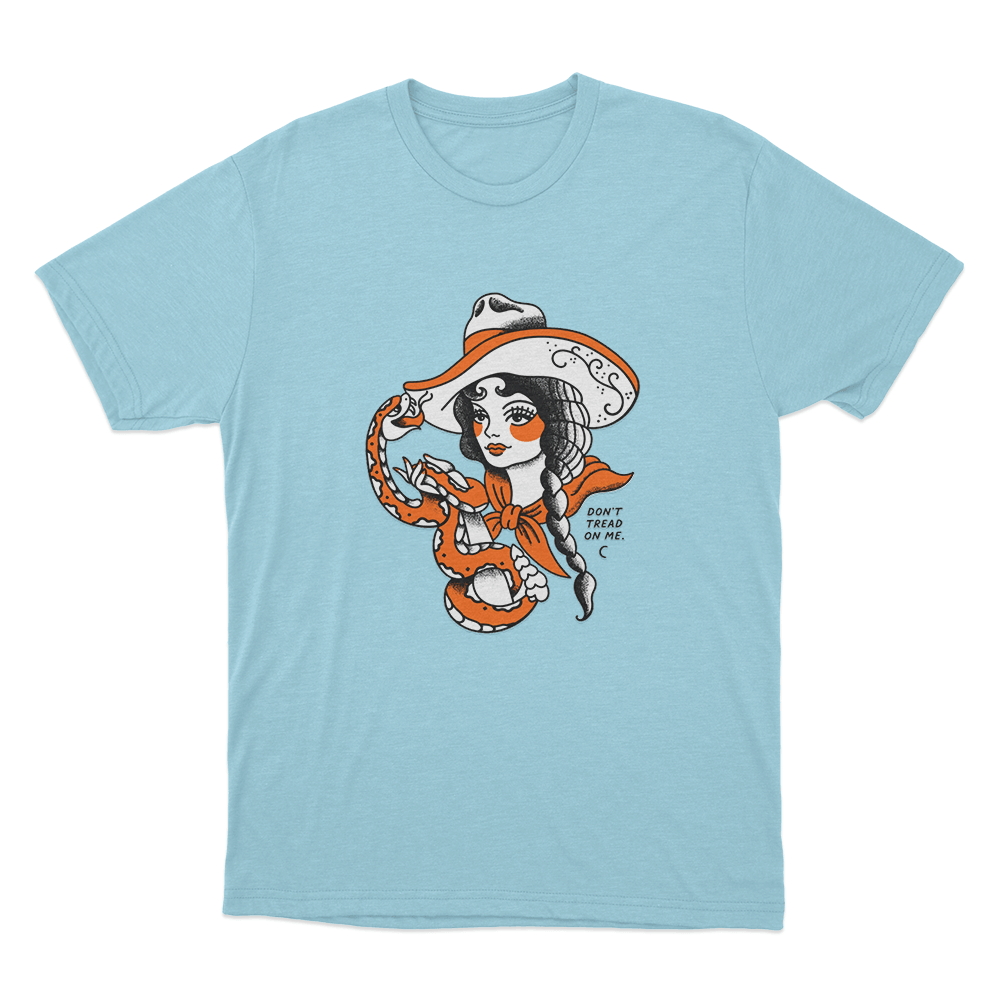 Don't Tread Unisex T Shirt Sky Blue Dont Tread Unisex T Shirt Sky Blue