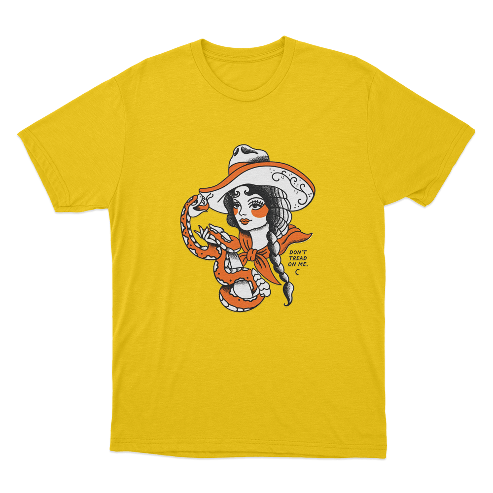 Don't Tread Unisex T Shirt Yellow Dont Tread Unisex T Shirt Yellow
