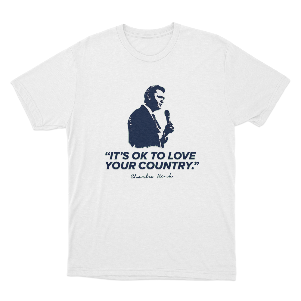 Love Your Country Unisex T Shirt White Love Your Country Unisex T Shirt White