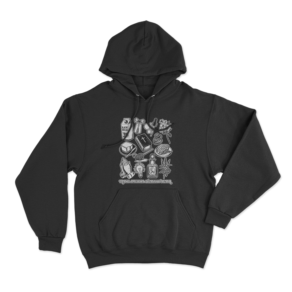 Make America Healthy Again Unisex Hoodie Black Make America Healthy Again Unisex Hoodie Black