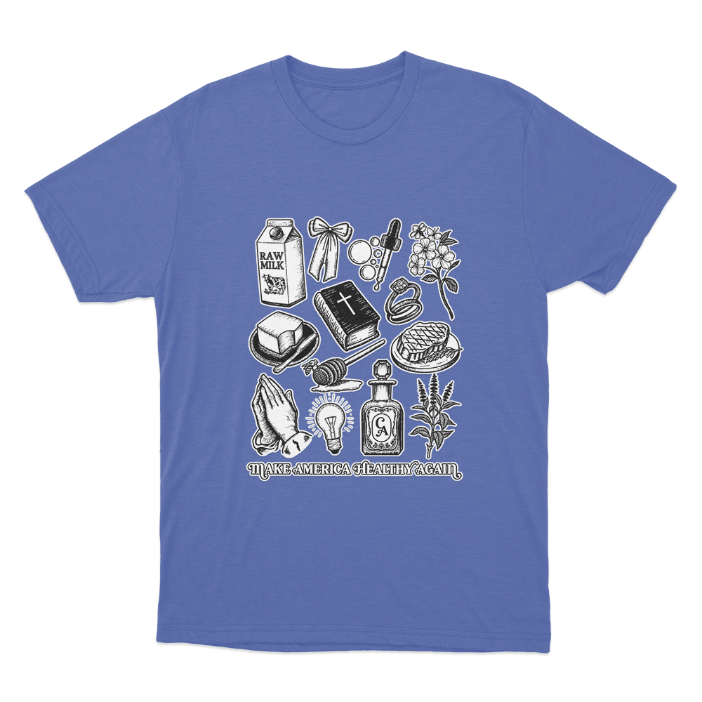 Make America Healthy Again Unisex T Shirt Blue Make America Healthy Again Unisex T Shirt Blue