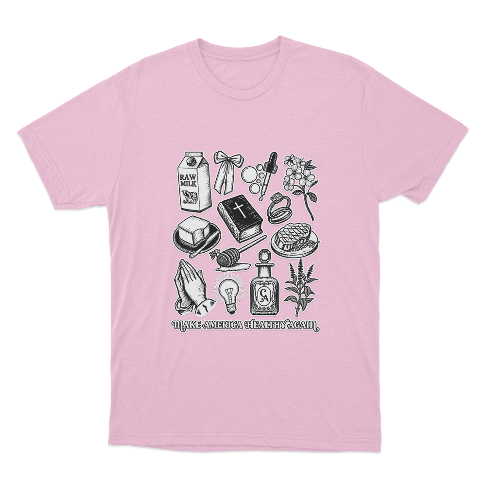 Make America Healthy Again Unisex T Shirt Pink Make America Healthy Again Unisex T Shirt Pink