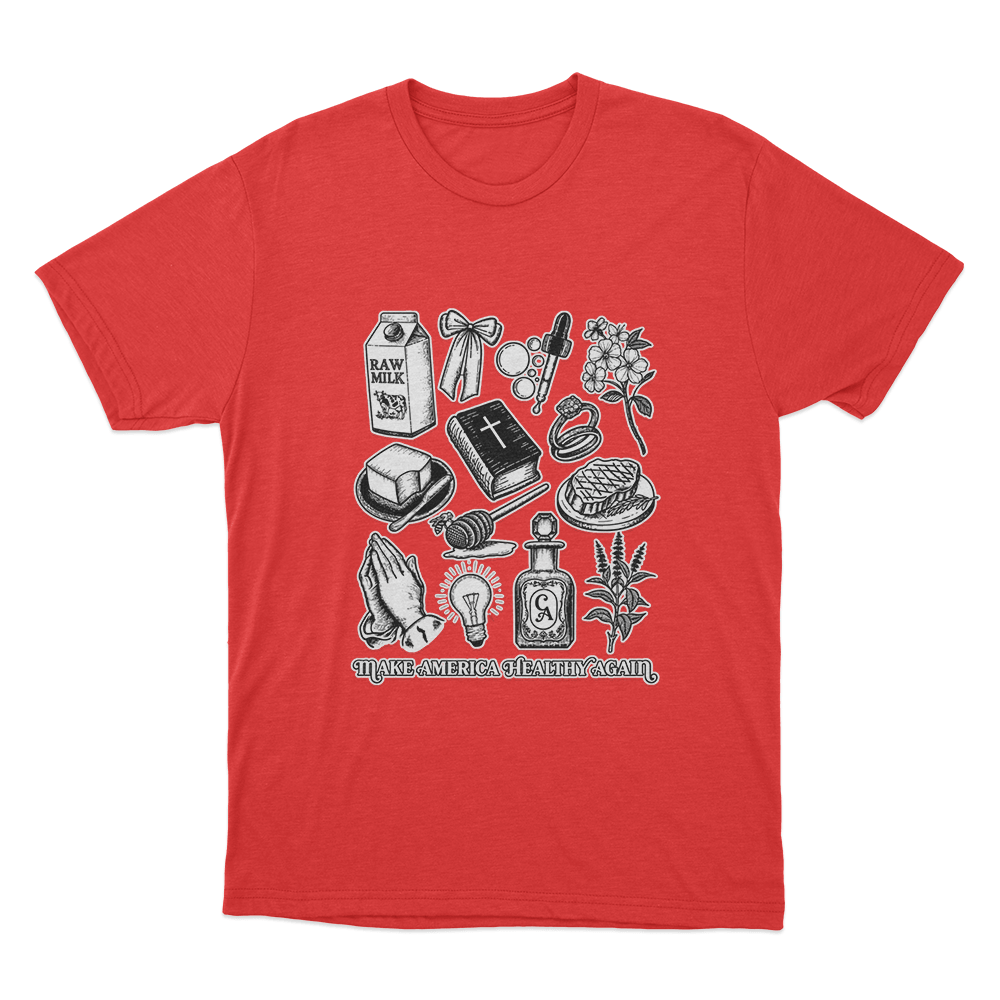 Make America Healthy Again Unisex T Shirt Red Make America Healthy Again Unisex T Shirt Red