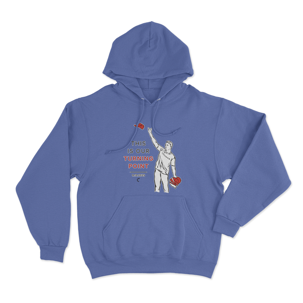 This Is Ours Turning Point Unisex Hoodie Blue This Is Ours Turning Point Unisex Hoodie Blue