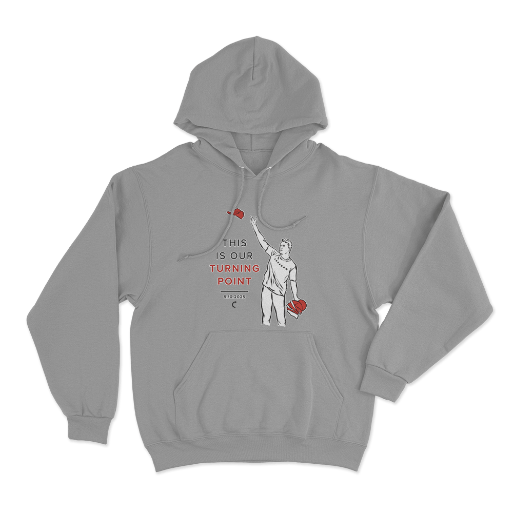 This Is Ours Turning Point Unisex Hoodie Grey This Is Ours Turning Point Unisex Hoodie Grey