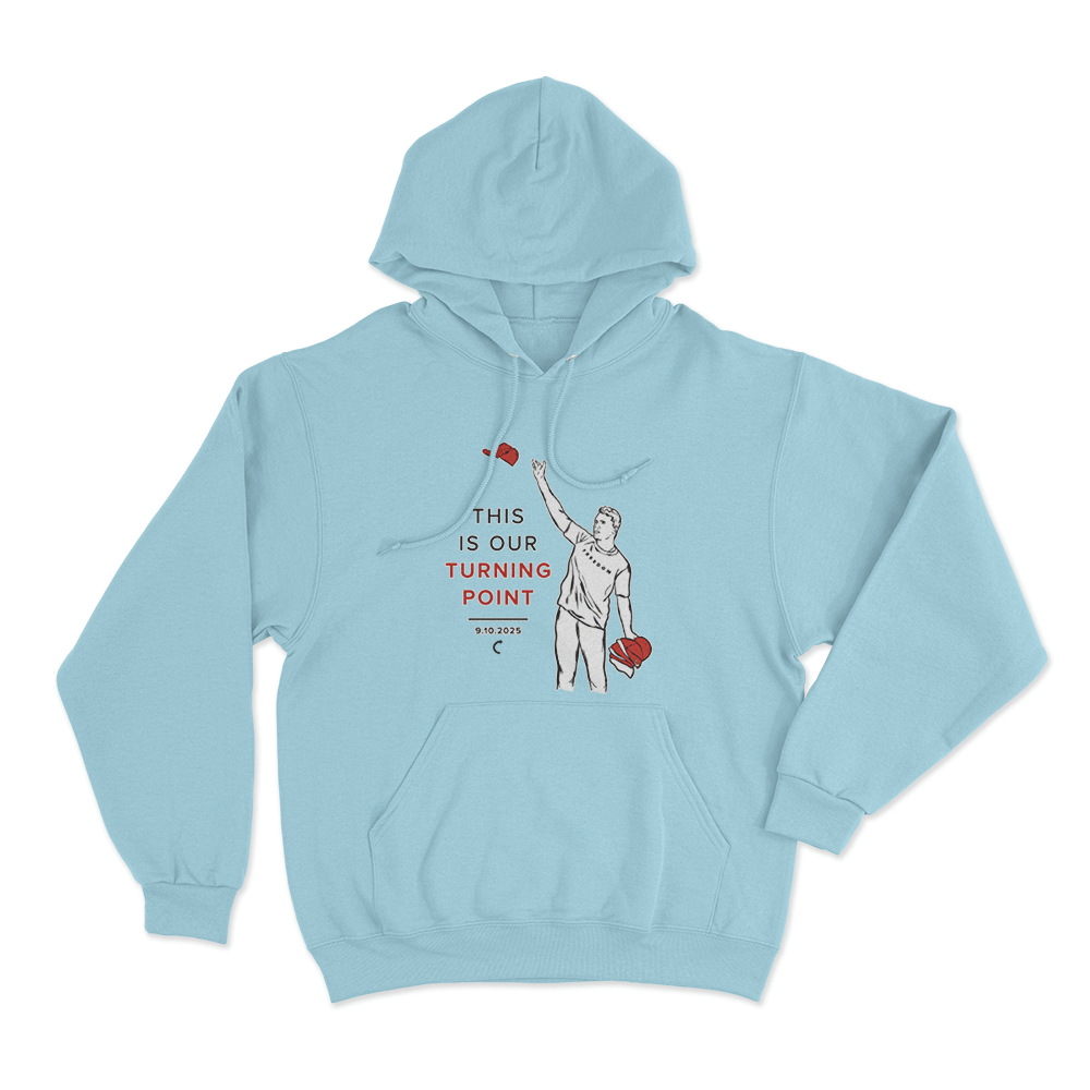 This Is Ours Turning Point Unisex Hoodie Sky Blue This Is Ours Turning Point Unisex Hoodie Sky Blue