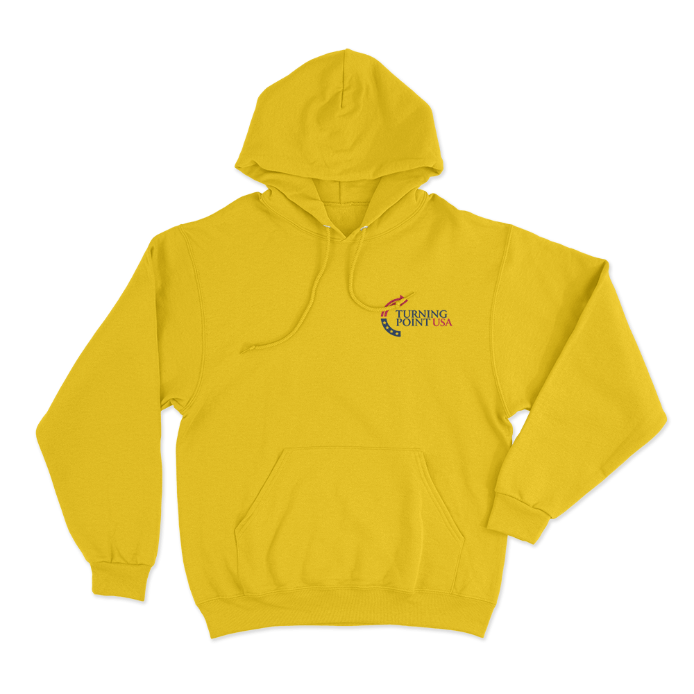 Turning Point USA Logo Merch Hoodie Yellow Turning Point USA Logo Merch Hoodie Yellow
