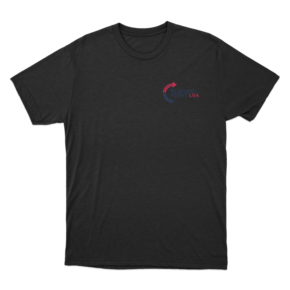 Turning Point USA Logo Merch T Shirt Black Turning Point USA Logo Merch T Shirt Black