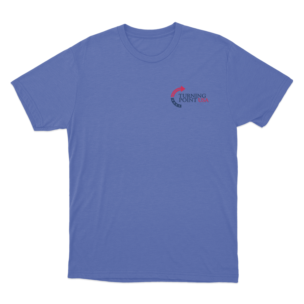 Turning Point USA Logo Merch T Shirt Blue Turning Point USA Logo Merch T Shirt Blue