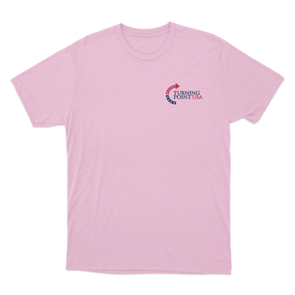 Turning Point USA Logo Merch T Shirt Pink Turning Point USA Logo Merch T Shirt Pink